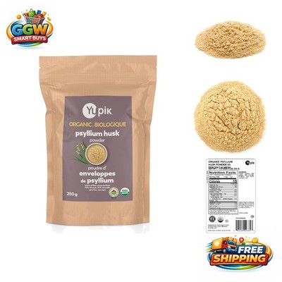 8.8oz Coarse Milled Psyllium Husk Powder   Unflavored Fiber for Baking & Health