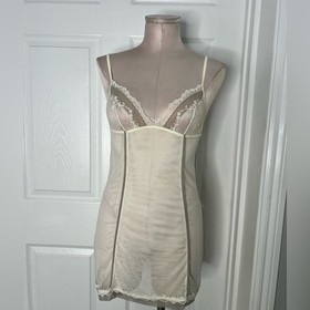 La Perla Lingerie Sheer Lace Chemise Babydoll Dress Sz IT 2 (US Size S)