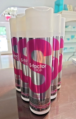 *RARE* (6) TIGI S-Factor Serious Shampoo 8.45 oz ea DISCONTINUED Authentic!