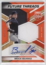 2022 Panini Elite Extra Edition Orange 139/199 Brock Selvidge #FTS-BS Auto 0x0k