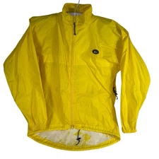 Vtg 90s REI Cycling Running Nylon Windbreaker Jacket Men’s L Large Yellow