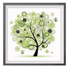 LOMTRATS Stamped Cross Stitch Kits 11CT Embroidery 45 cm  45 cm, Spring