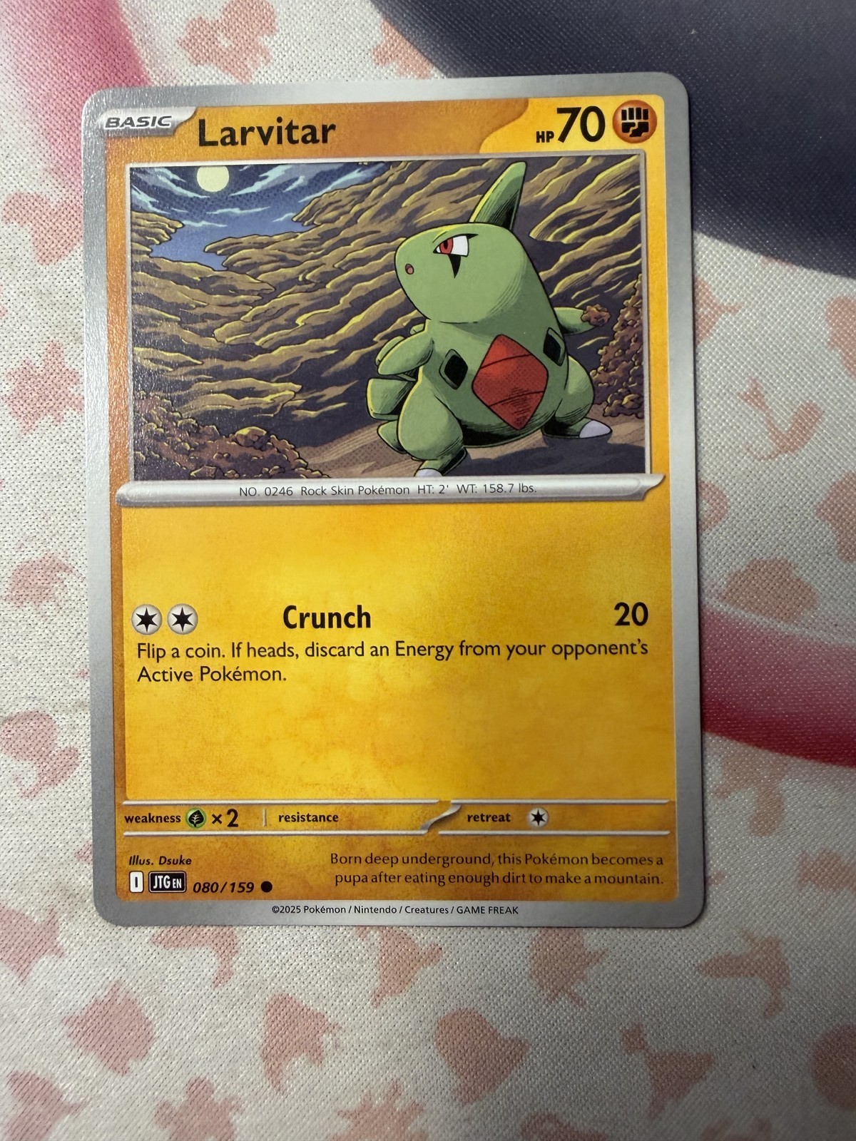 Larvitar Common SV09: Journey Together 080/159 NM English