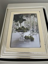 Vera Wang With Love Wedgwood Photo Frame Cream & Silver  - 19cm X 24cm