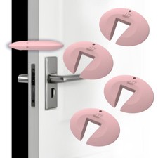 Door Pinch Guard and Door Slam Stopper, Durable Silicone Door Finger Pinch Gu...