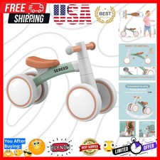 Baby Balance Bike for 1 Old Boys Girls 12-24 Toddler Balance Bike, 4 Wheels...