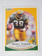 1990 FLEER FOOTBALL UPDATE DARRELL THOMPSON ROOKIE CARD #U-99. rookie card picture