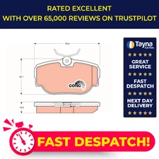 Brake Pads Set fits RANGE ROVER Mk2 P38A 4.0 Rear 95 to 02 42D TRW SFP100490 New