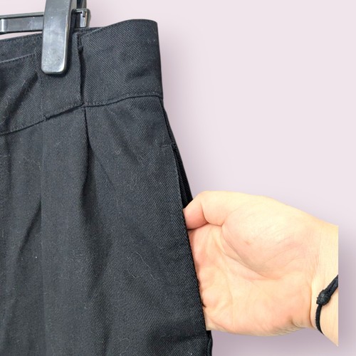 Lucy & Yak Damen Barrel Demin Black Jeans Hose W30 L30 100% Bio Baumwolle - Bild 4 von 9