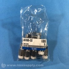 SMC AKH08B-03S Pack of 10 Check Valve, One Touch FNOB
