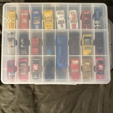 Lot Vtg 45-1960, 70 80s Mostly Matchbox Hotwheels Die Cast Cars W Case