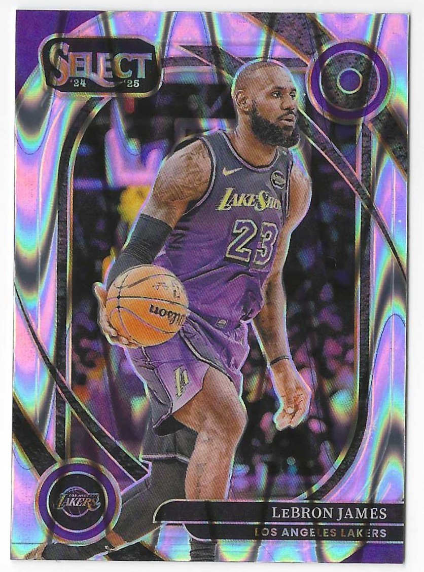 2024-25 PANINI SELECT LEBRON JAMES COURTSIDE LEVEL TECTONIC PRIZM #241