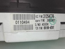 Compteur Volvo C30