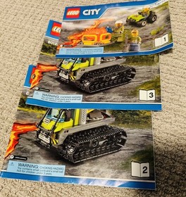 LEGO City Volcano Lots 60122 & 60123 Complete for both sets both boxes. 