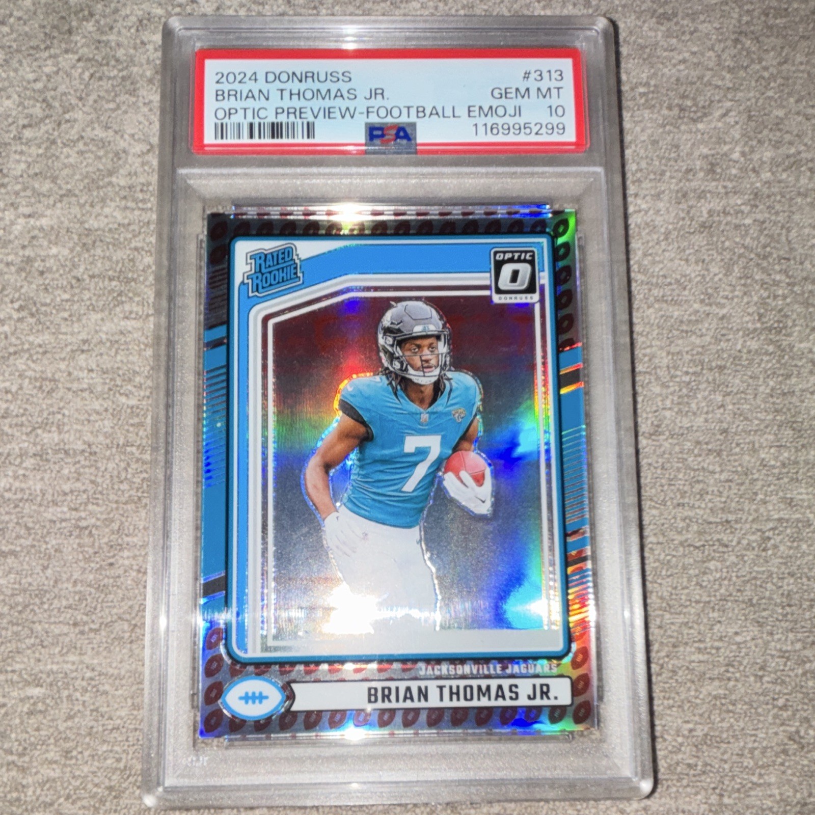 Brian Thomas Panini Donruss #313 Optic Preview