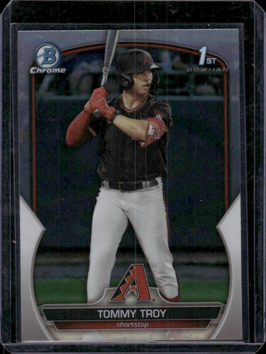 2023 Bowman Draft #BDC-103 Tommy Troy 1st Chrome Refractor Arizona Diamondbacks