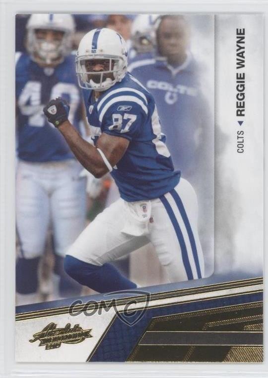 2010 Panini Absolute Memorabilia Retail Reggie Wayne #44 1md