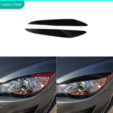 High Quality Headlight Eyelid Eyebrow Piano Black Molding Trim For Mazda 3 10-13 High Quality Headlight Eyelid Eyebrow Piano Black Molding Trim For Mazda 3 10-13