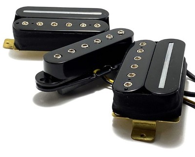 Hex Rail HSH Pickup Set, Passive Ceramic Hum Single Hum Mixed Set, Color Choice