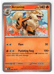 Pokemon Destined Rivals - 028/182 Arcanine