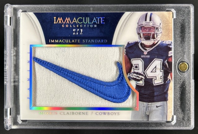 2014 Immaculate Collection Morris Claiborne Standard Brand Logo Nike Patch #/2
