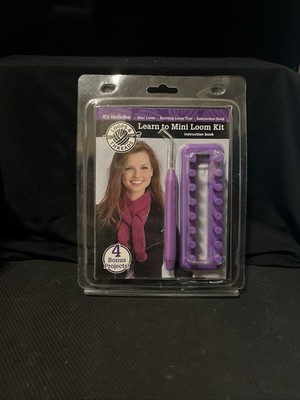 LEARN HOW TO MINI LOOM KIT LOOPS & THREADS MINI LOOM TOOL INSTRUCTIONS 4 PROJECT