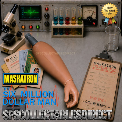 Vintage Six Million Dollar Man Maskatron Left Arm & Hand c1975 FREE POST