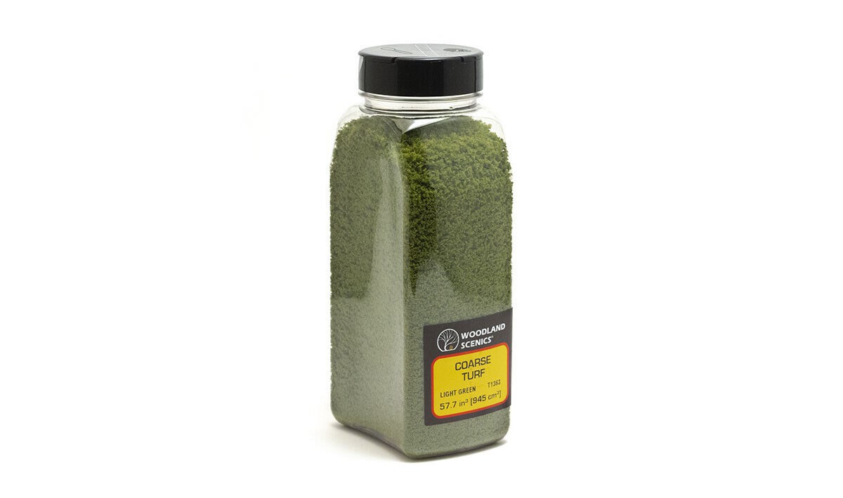 Woodland Scenics Coarse Turf Light Green Coarse. Flakes Content: 0.945l T1363