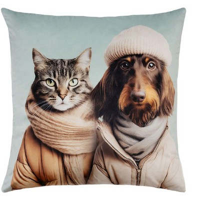 pad COLLABS CAT LOVES DOG FRIENDS Kissenhülle