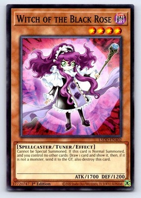 Witch of the Black Rose Common Legendary 5D's Decks L5DD-ENA02 LP