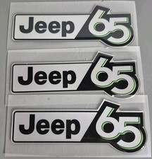 2006 Jeep 65 Anniversary Edition Emblem Nameplate Mopar New Oem. Set Of 3 2006 Jeep 65 Anniversary Edition Emblem Nameplate Mopar New Oem. Set Of 3