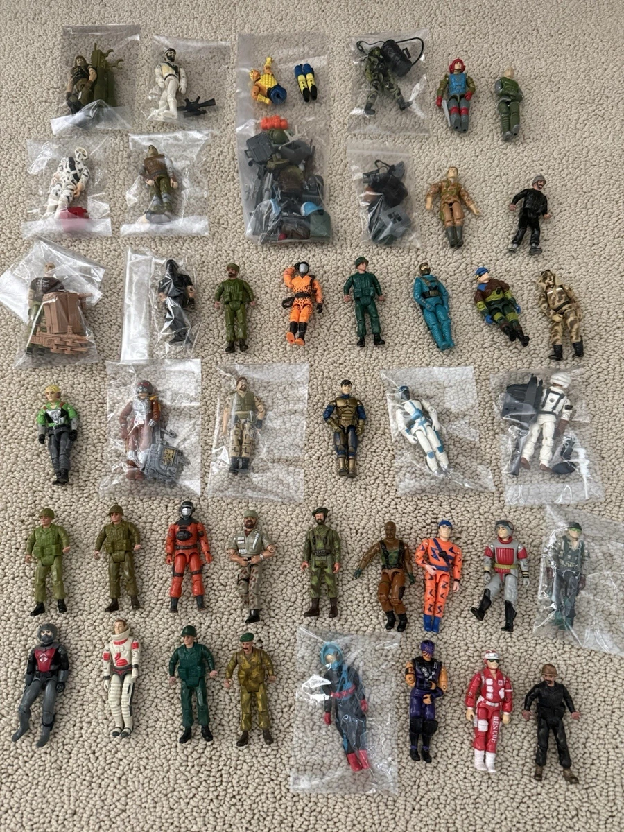25+ Military & Adventure Action Figures Plastic 1980 Year