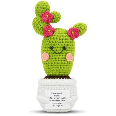 Handmade Emotional Pickle Crochet Doll Gift