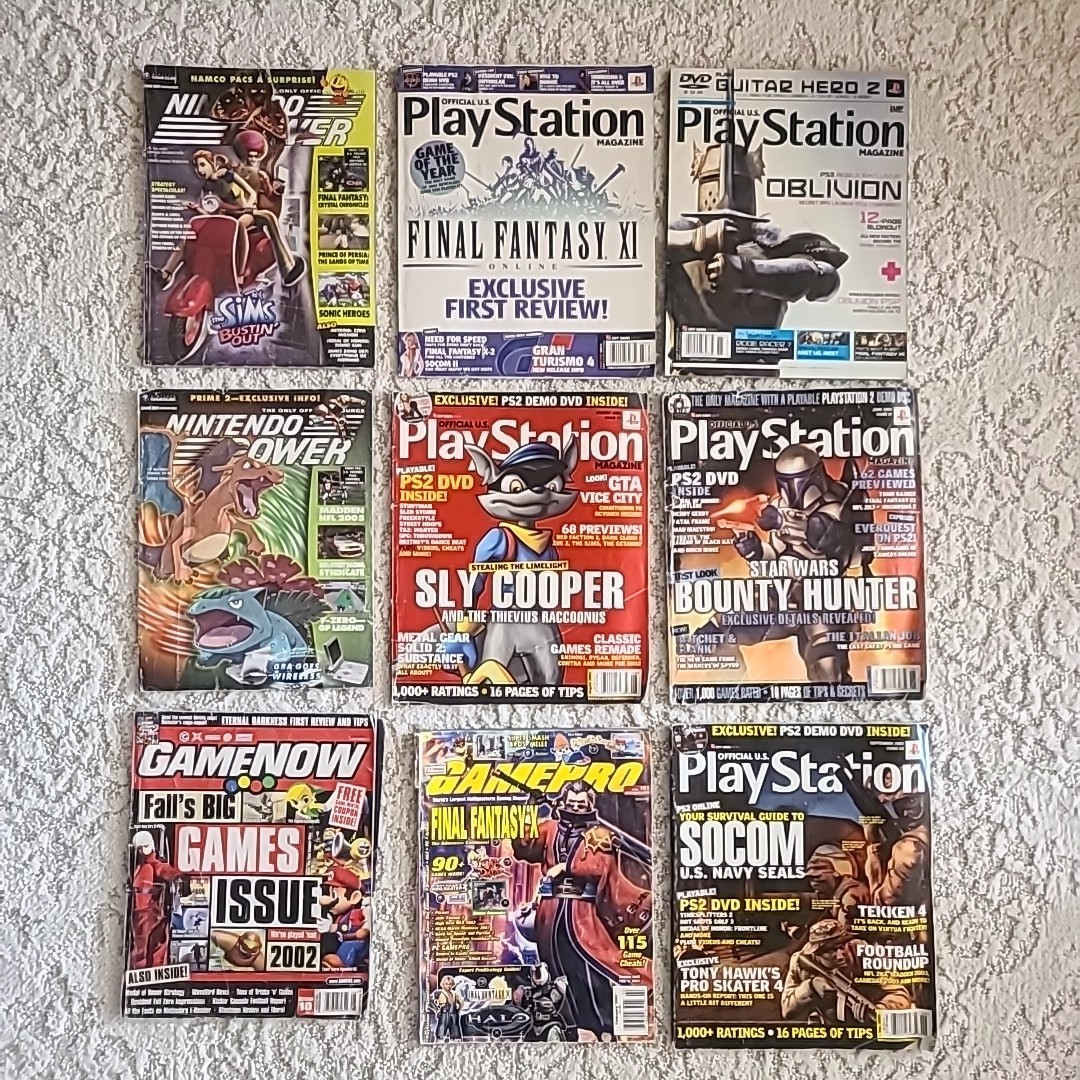 Vintage Gaming Magazines Lot of 9
