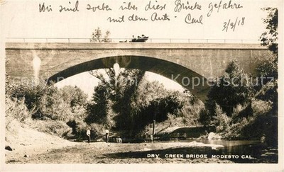 Modesto California Creek Bridge