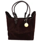 Burberry Medium Calf Suede Shield Tote Bag 8075550