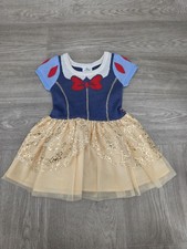 Disney Princess Snow White Costume Dress Girls 2T Knit Sweater Top Tutu Skirt
