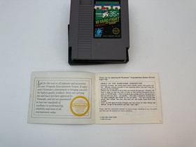 Vintage 1985 10 Yard Fight NES Nintendo Original Game with Manual