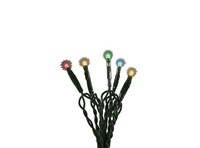 Konstsmide Weihnachtsbeleuchtung Micro LED Lichterkette 35 Bunte Dioden