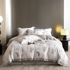 Duvet Covers Full 3 Pieces, Ultra Soft & Breathable 100% Lyocell Bedding Set ...