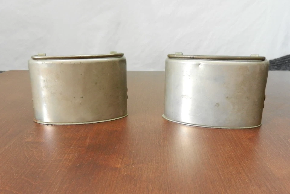 Bancos de monedas de metal vintage - Juego de 2 Foto 2 de 4