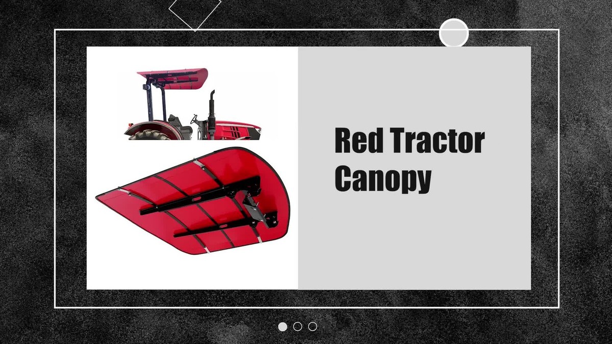 Red Tuff Top Tractor Canopy For ROPS 52