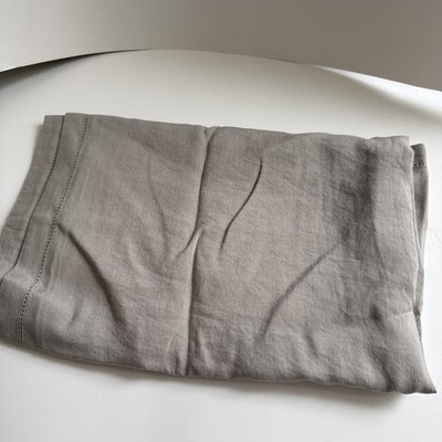 West Elm Signature Tencel Linen Duvet Euro Sham Warm Gray