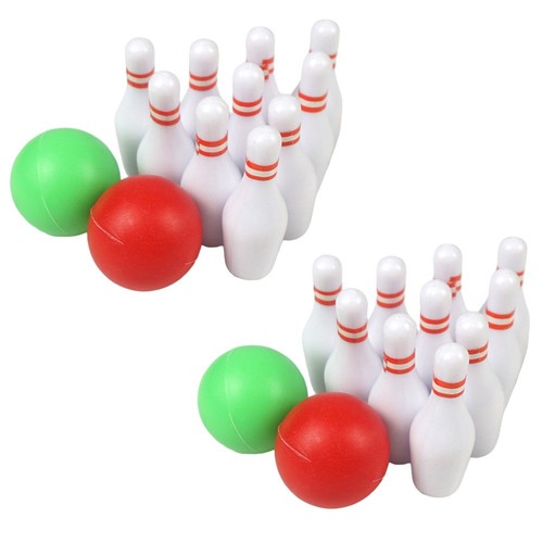 Jeu De Bowling De Table Portable – 10 Quilles + 4 Balles – Dès 3 Ans – Bureau Et Voyage