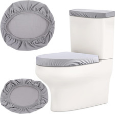 2PCS Universal Toilet Tank and Lid Covers wit...