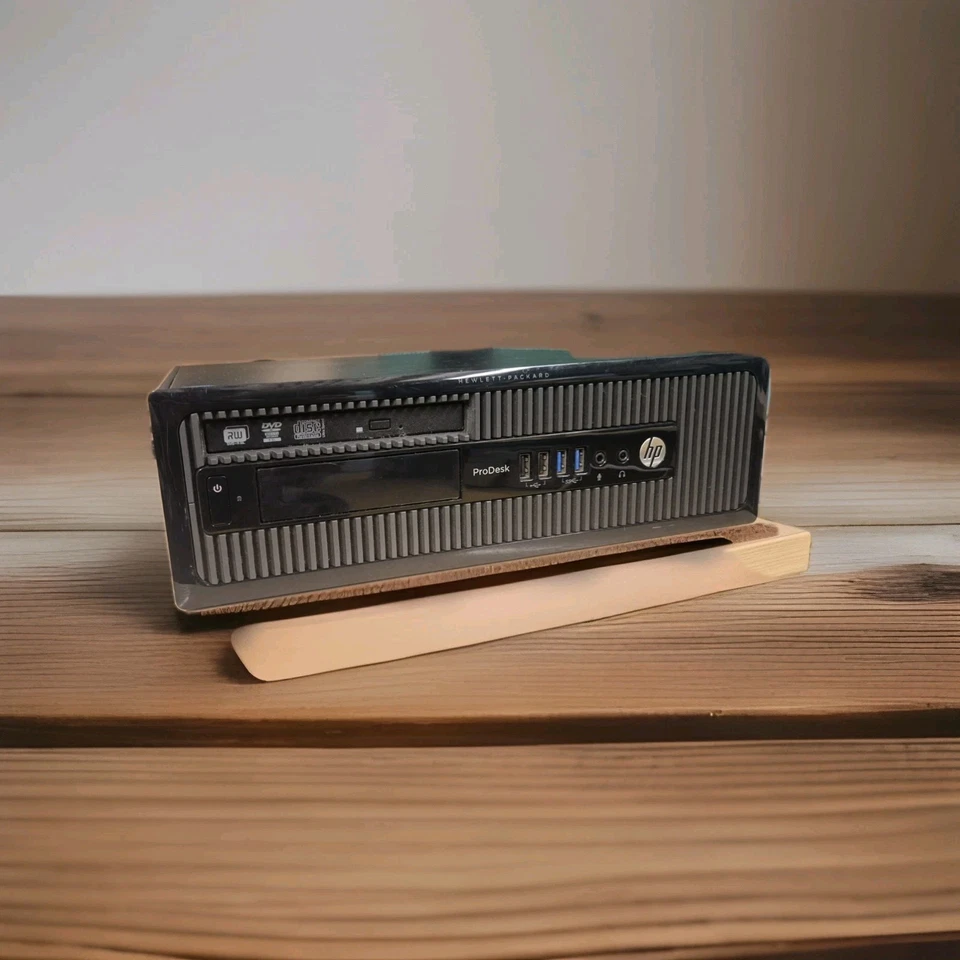 HP WIN 10 PRO PC PRODESK 400 G1 SFF Computer i5 3.2GHz 8GB RAM 222GB SSD - Image 4 of 4