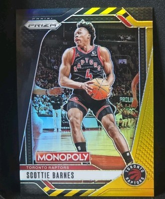 2024-25 Panini Monopoly Prizm Scottie Barnes Black Gold #ed /5 MINT SSP eBay 1/1