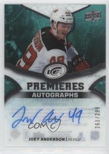 2018 Ice Premieres 2019-20 Upper Deck Update /299 Joey Anderson #IPA-AN Auto 5mc