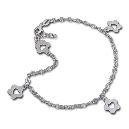 Bracelet De Cheville Femme Argent 925 Papillon Boho – Chaîne Réglable Or Blanc 22-26 Cm Élégant Hippie