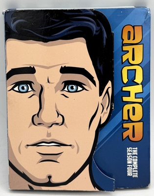 #ad Archer : The Complete Season 4 Blu ray 2 Disc Set Includes Slipcover VERY GOOD $14.95